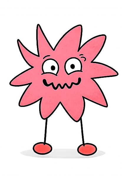 Pink Squiggle