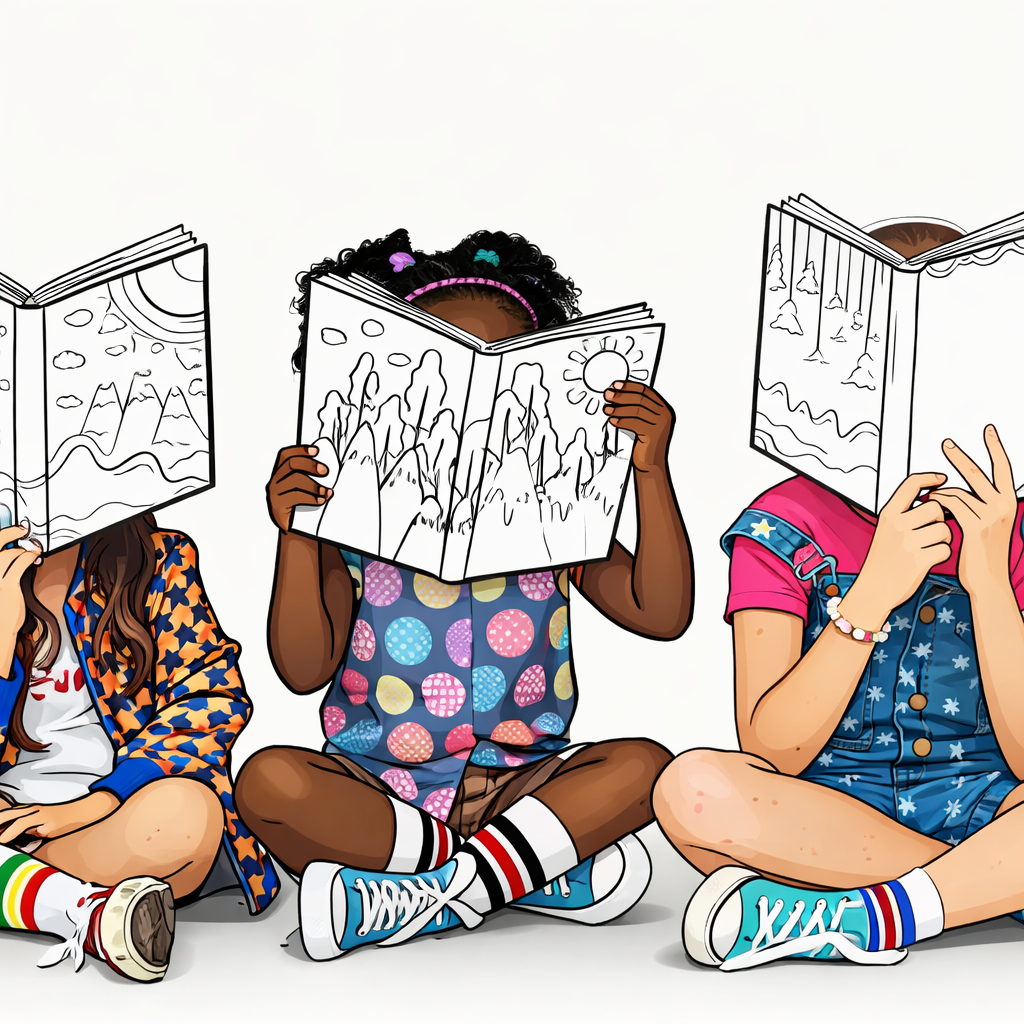 Tuesday Group Reading. cartoon version